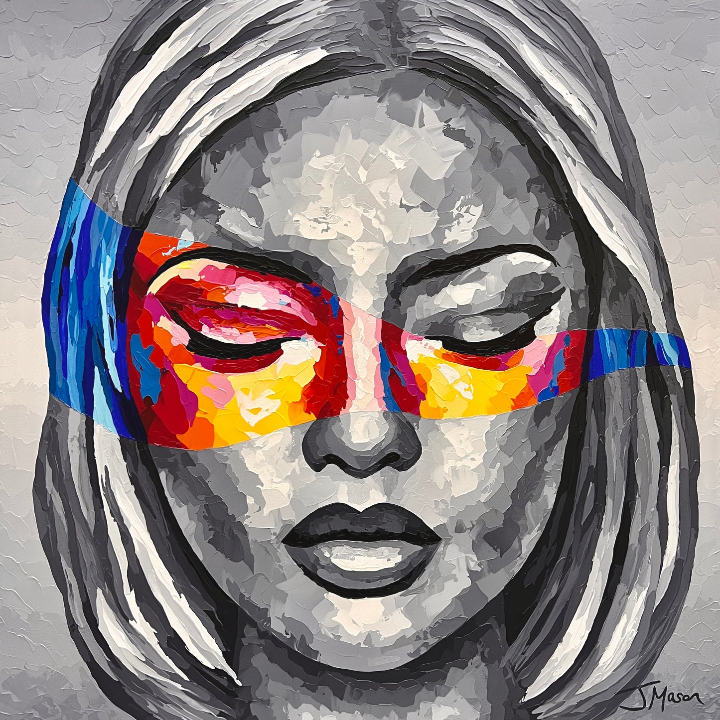 Moment in Time - 100x100cm