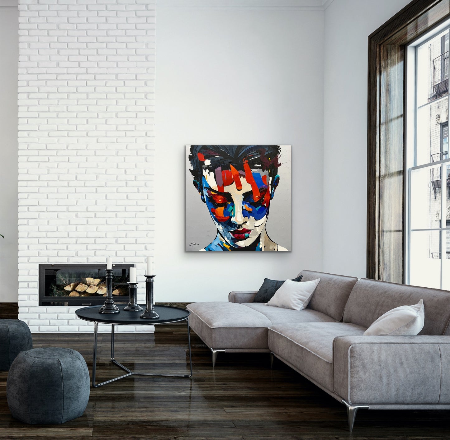 Dreams of Inner Fire - 100x100 cm