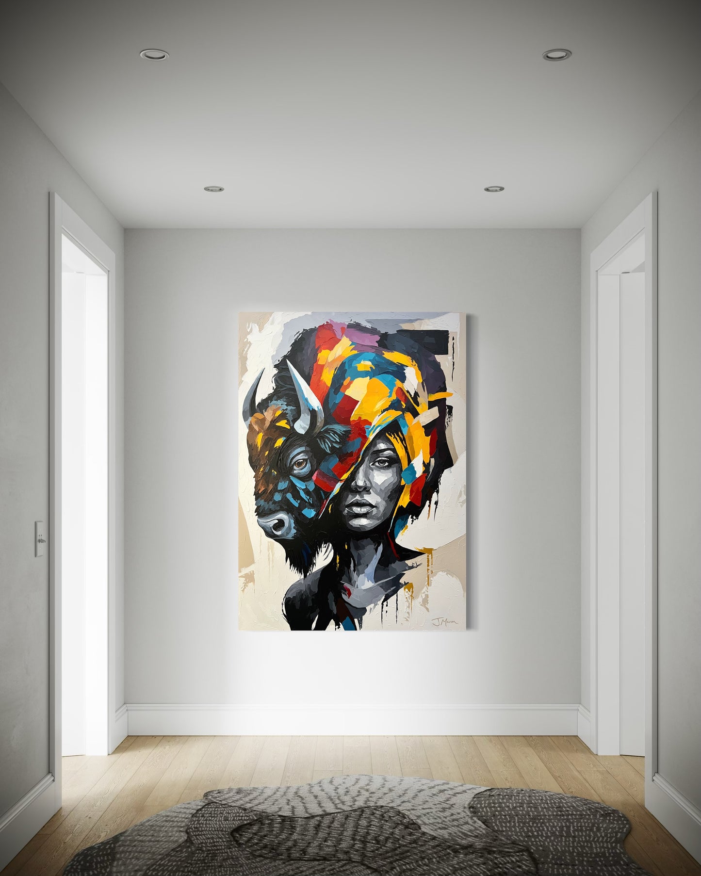 Spirit of the Plains - 140x100 cm