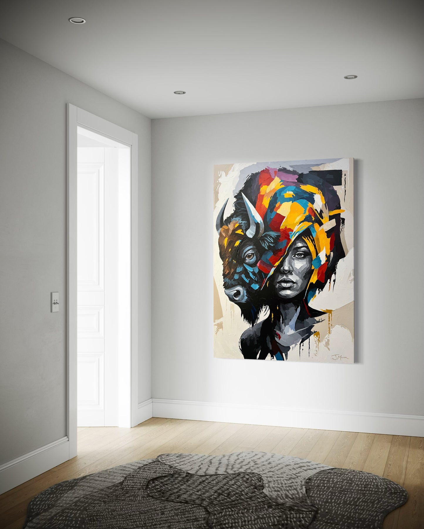 Spirit of the Plains - 140x100 cm