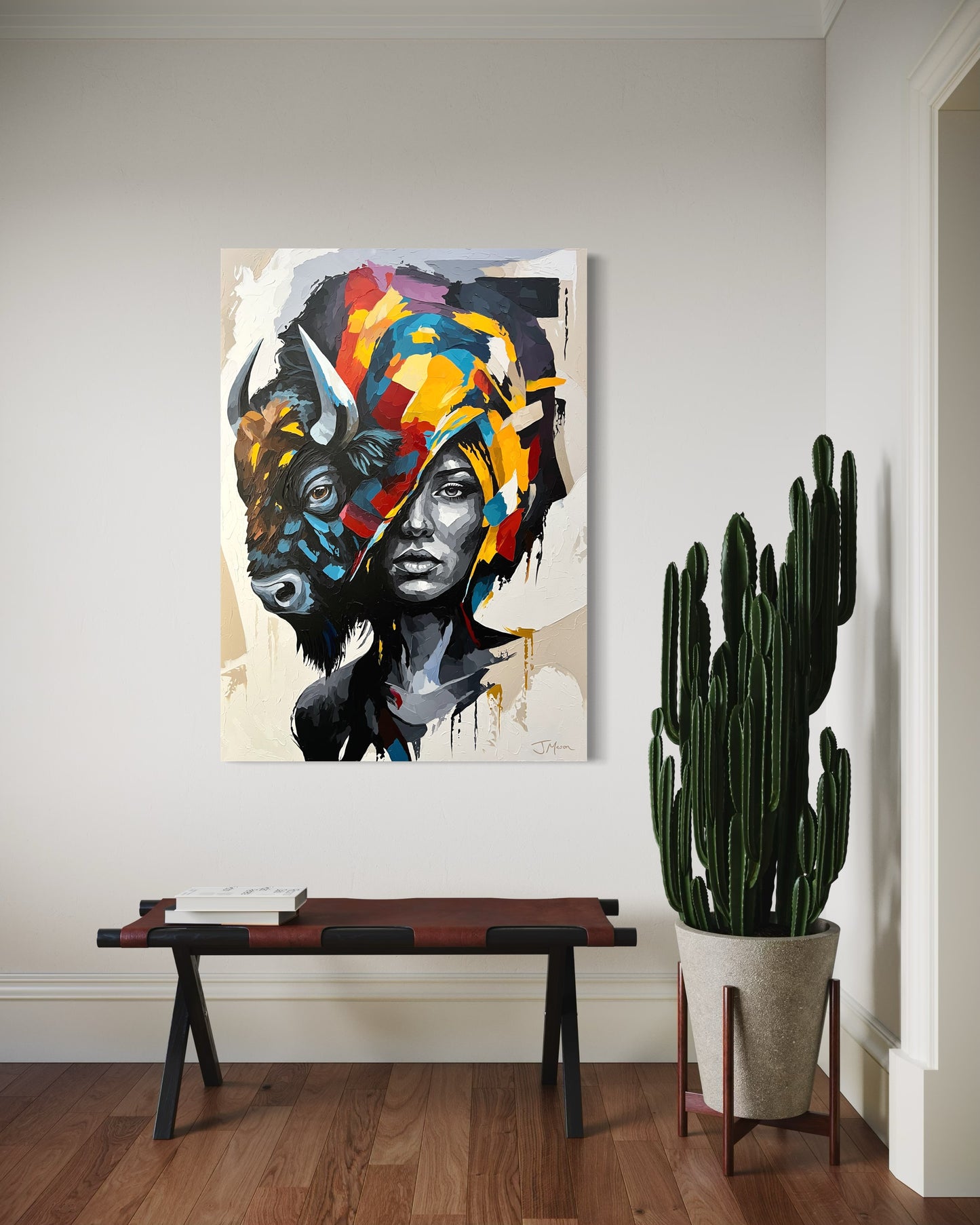 Spirit of the Plains - 140x100 cm