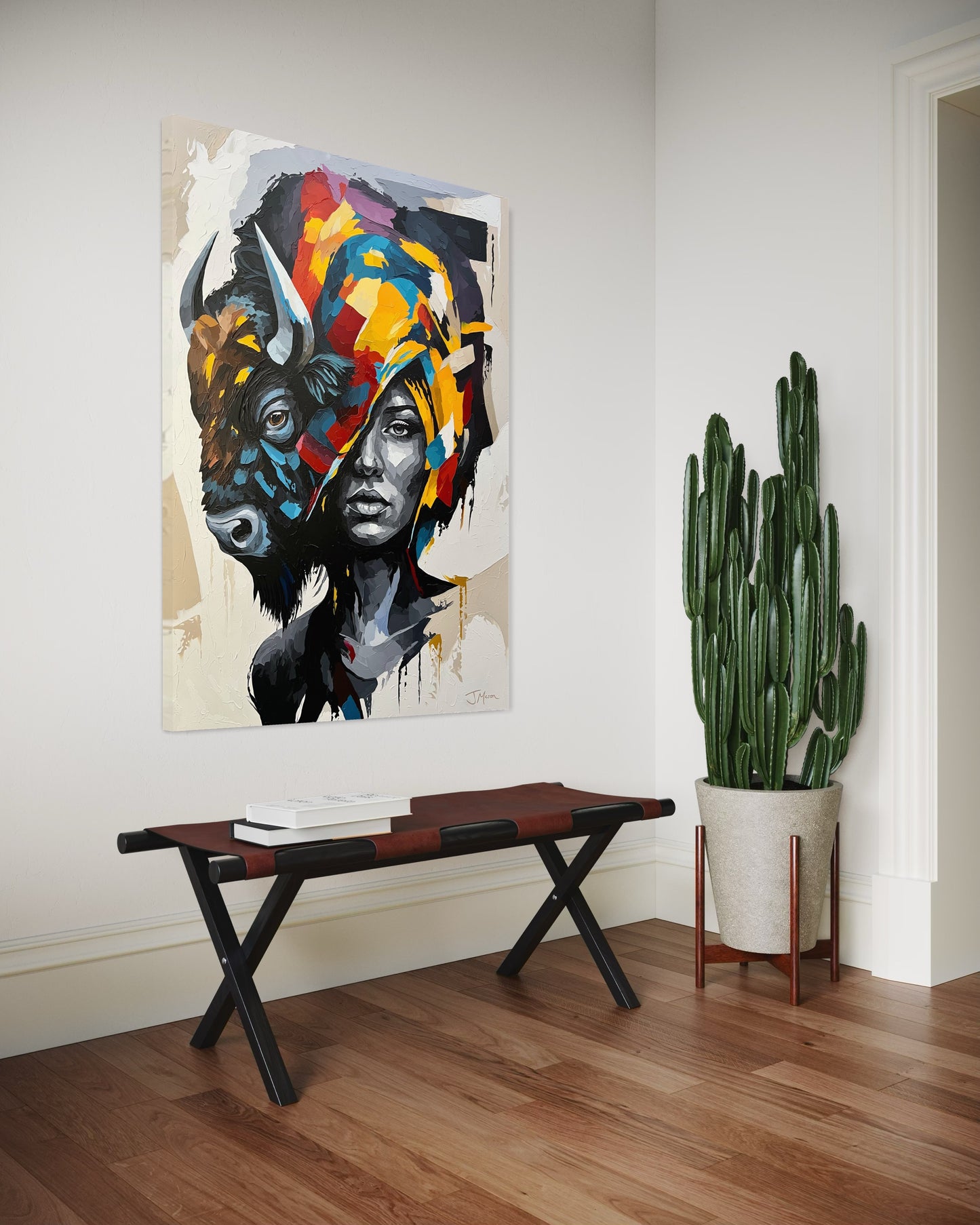 Spirit of the Plains - 140x100 cm