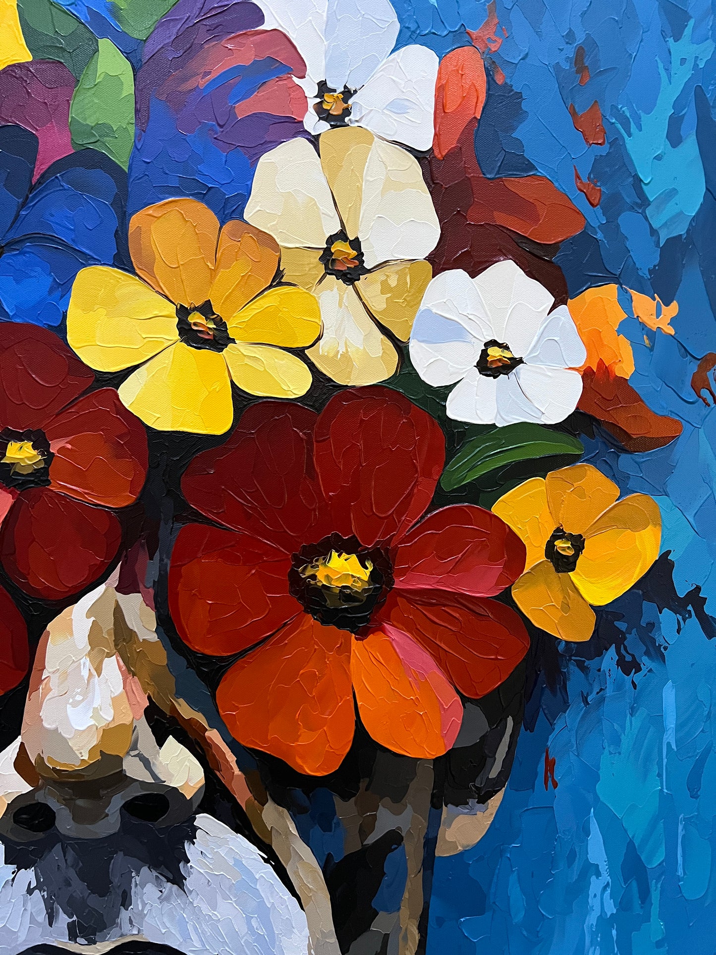 A Blossoming Mind - 100x100 cm