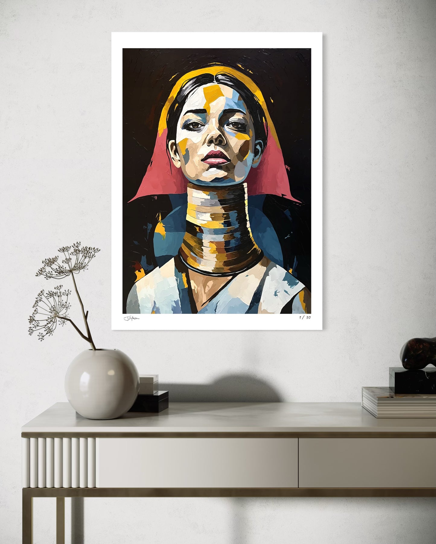 Portrait of a Kayan Woman