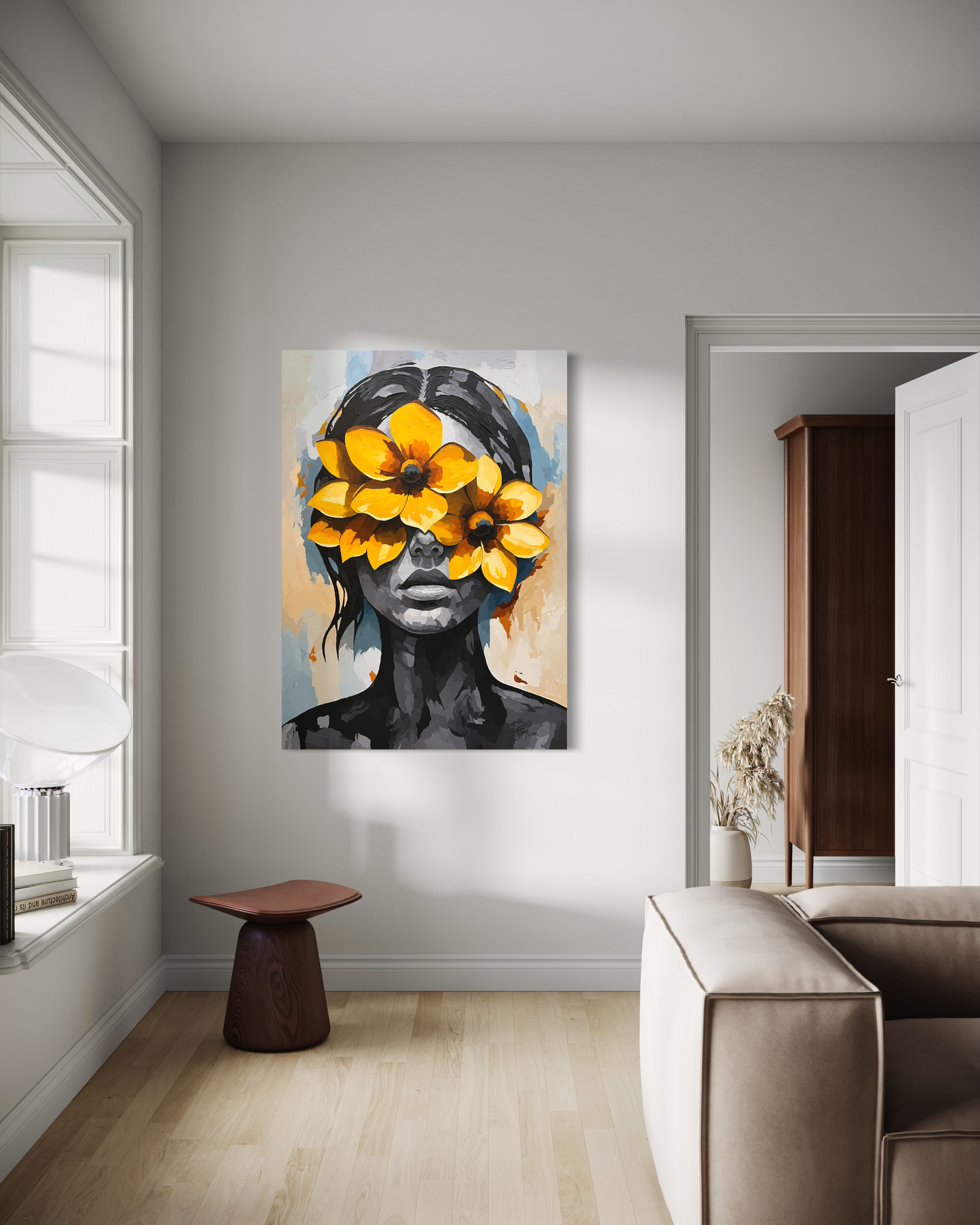 Golden Eclipse - 140x100 cm