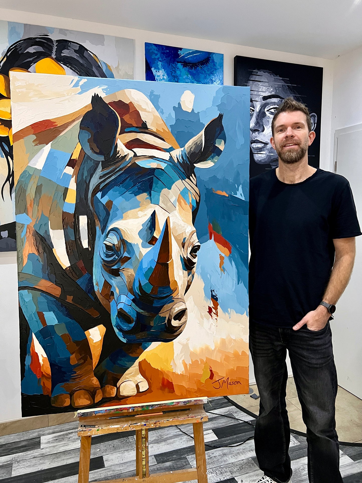 A Gentle Giant - 140x100 cm