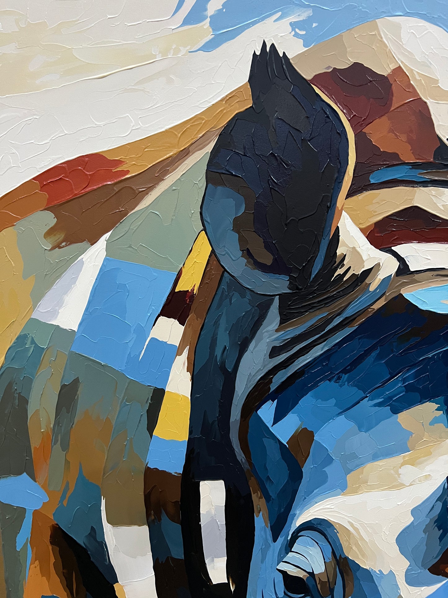 A Gentle Giant - 140x100 cm