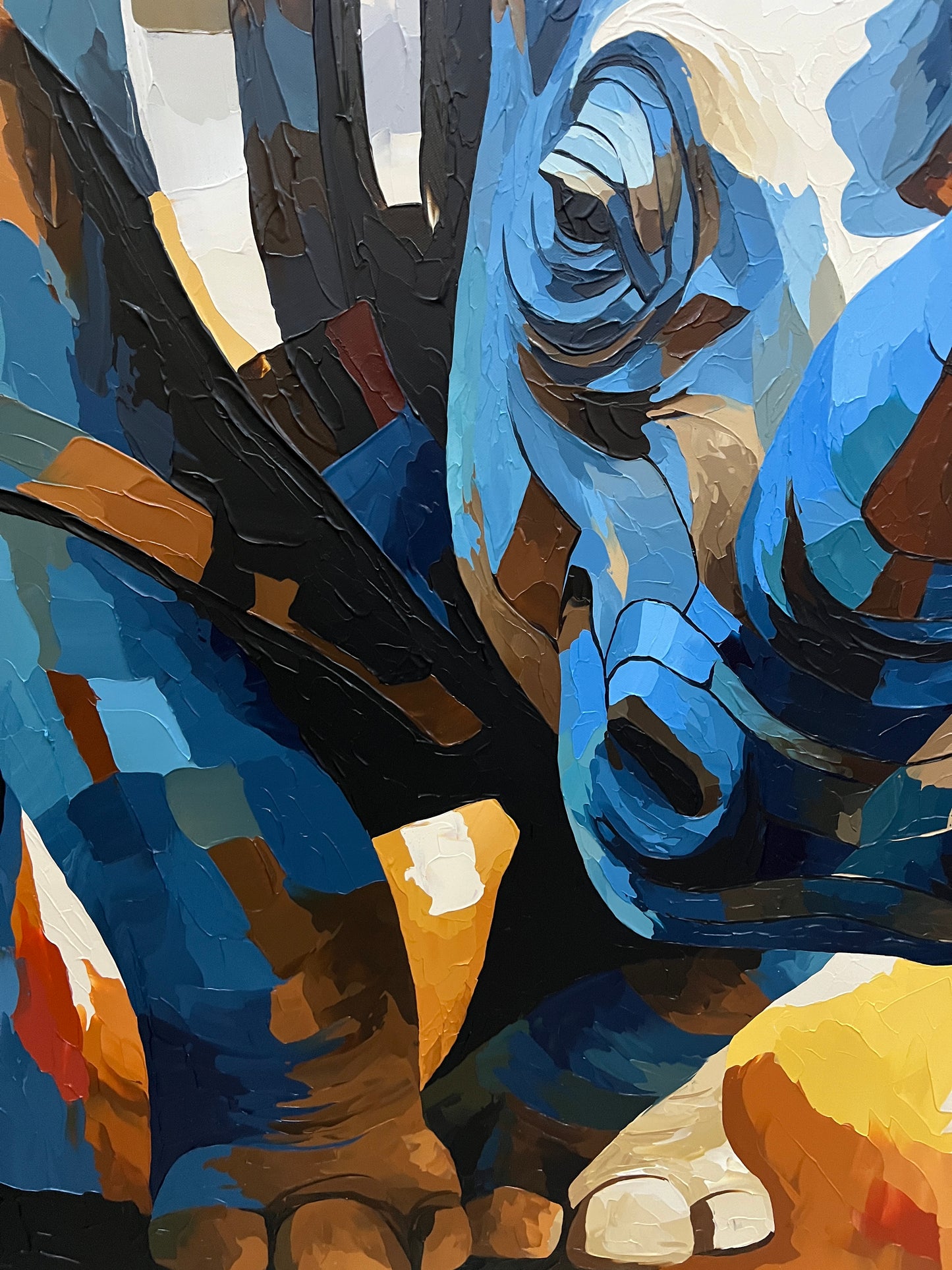 A Gentle Giant - 140x100 cm