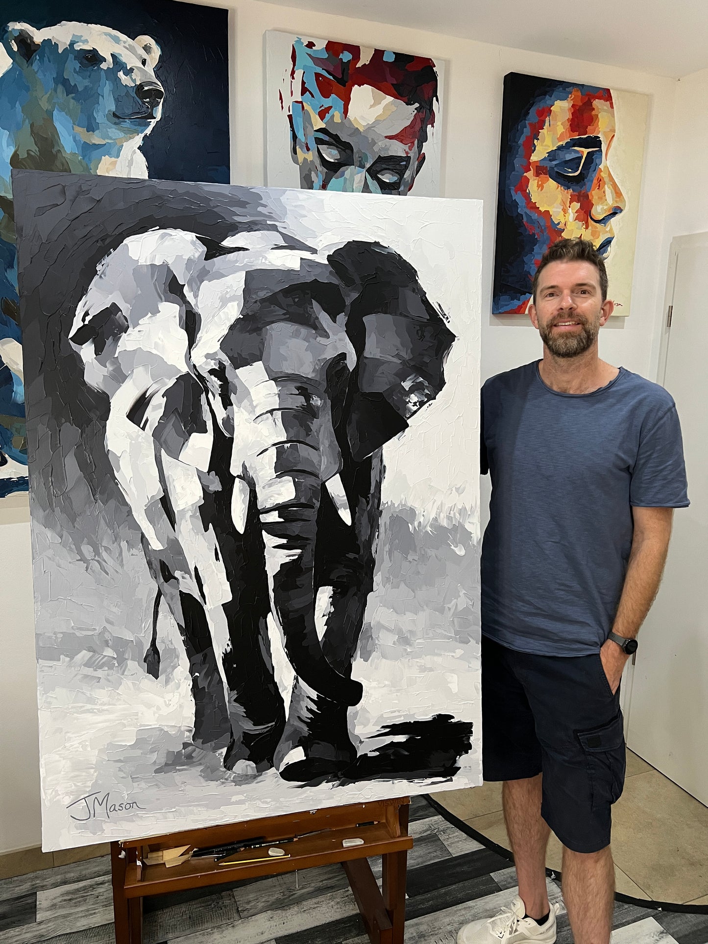 Where Giants Walk - 140x100 cm
