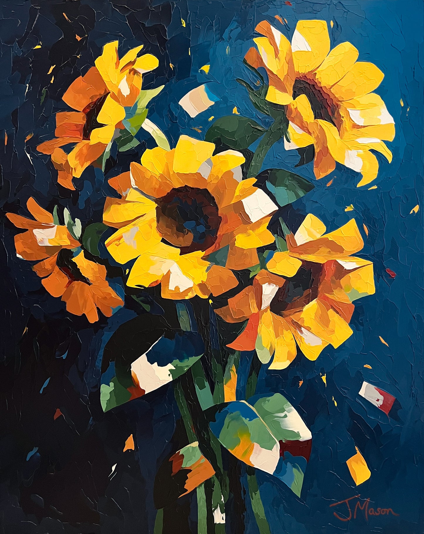 Sunflowers - 100x80 cm
