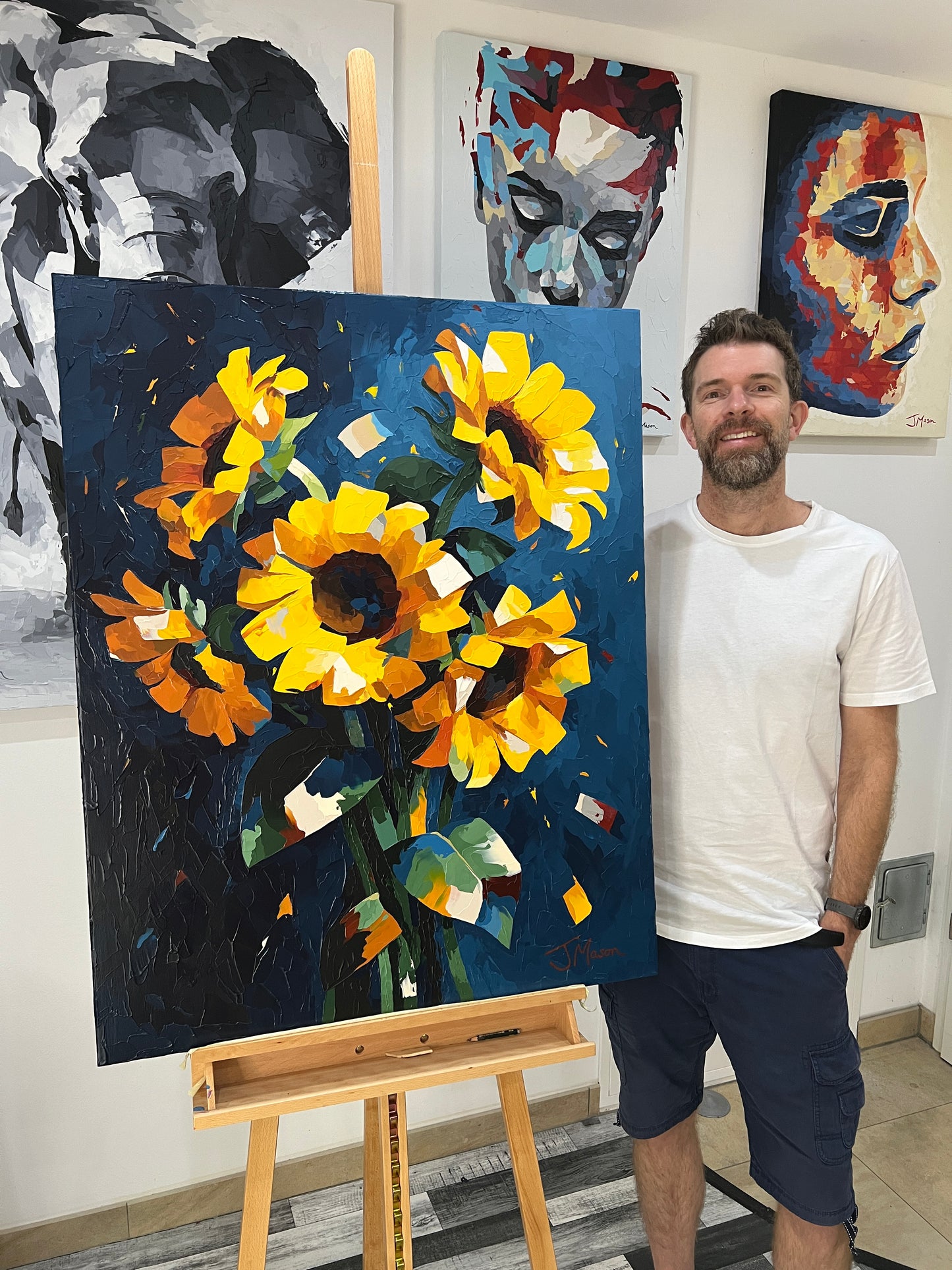 Sunflowers - 100x80 cm