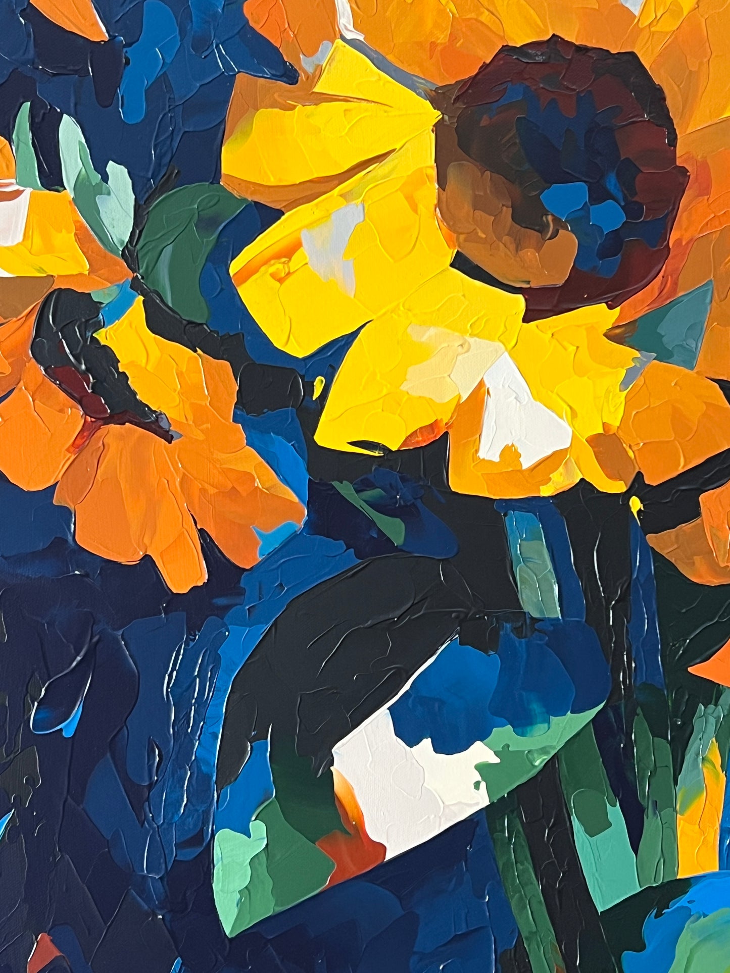 Sunflowers - 100x80 cm